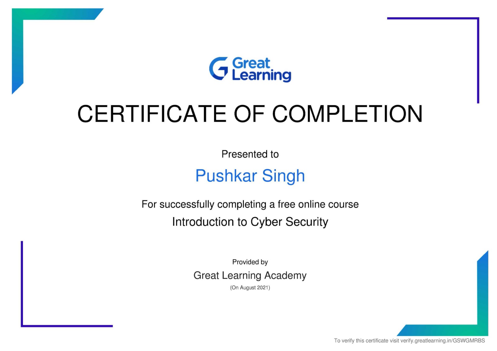 Introducation To Cyber Security